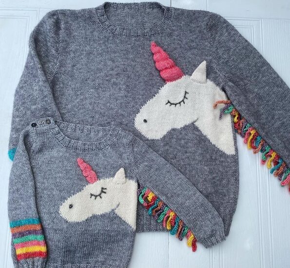 Unicorns Rainbow Sweater Scheepjes